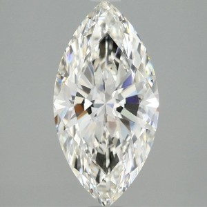 Loose IGI certified 2.54 carat marquise brilliant cut diamond, VS1 clarity, G color